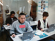 写真:パソコン指導の様子