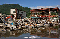 画像:被災地の状況