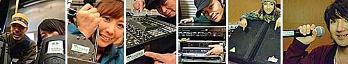 画像：支援した機材